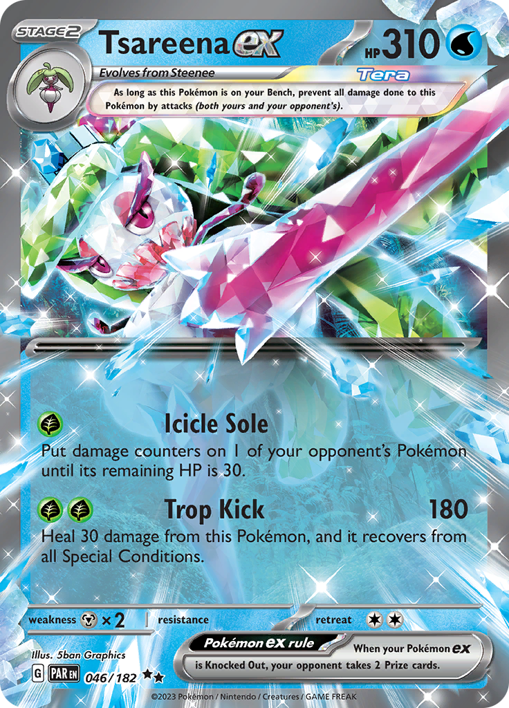 Tsareena ex (046/182) [Scarlet & Violet: Paradox Rift] | Exor Games Summserside