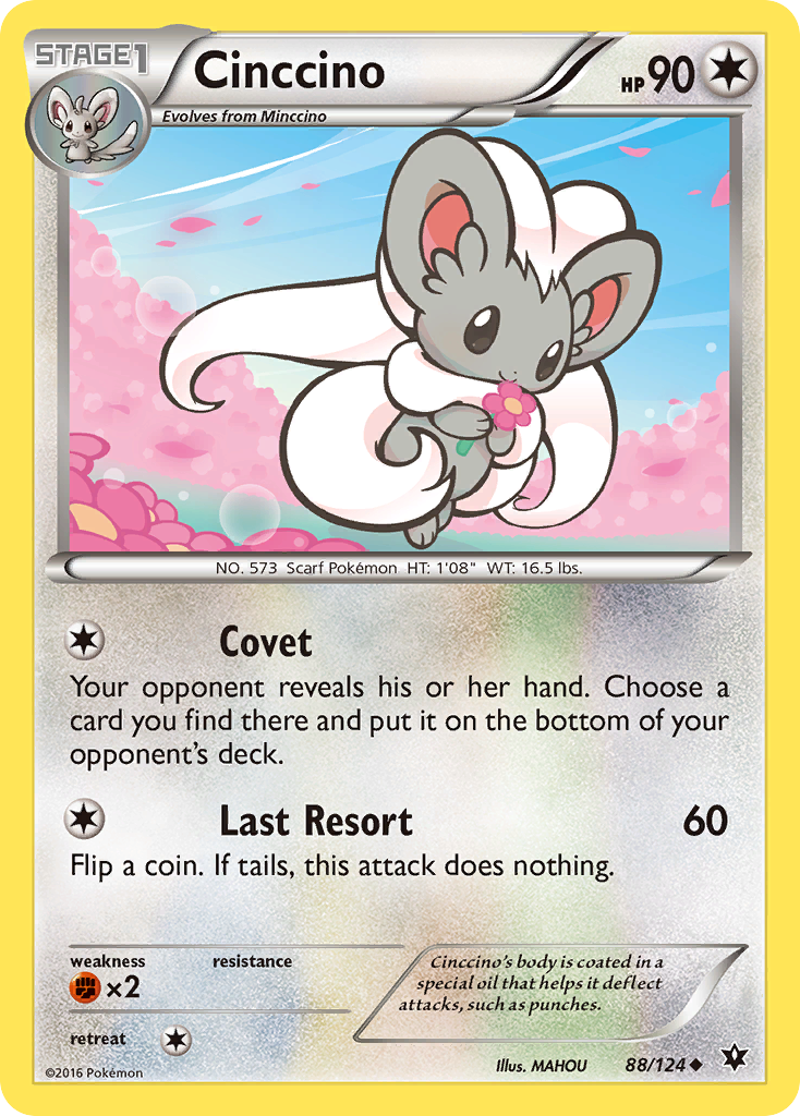 Cinccino (88/124) [XY: Fates Collide] | Exor Games Summserside
