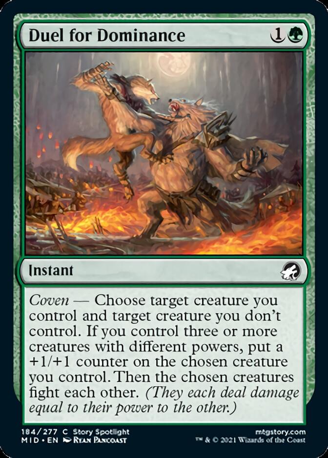 Duel for Dominance [Innistrad: Midnight Hunt] | Exor Games Summserside