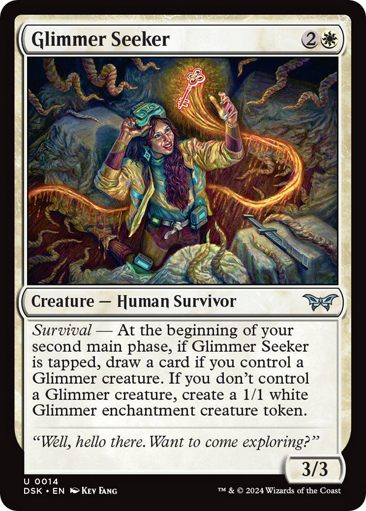 Glimmer Seeker [Duskmourn: House of Horror] | Exor Games Summserside