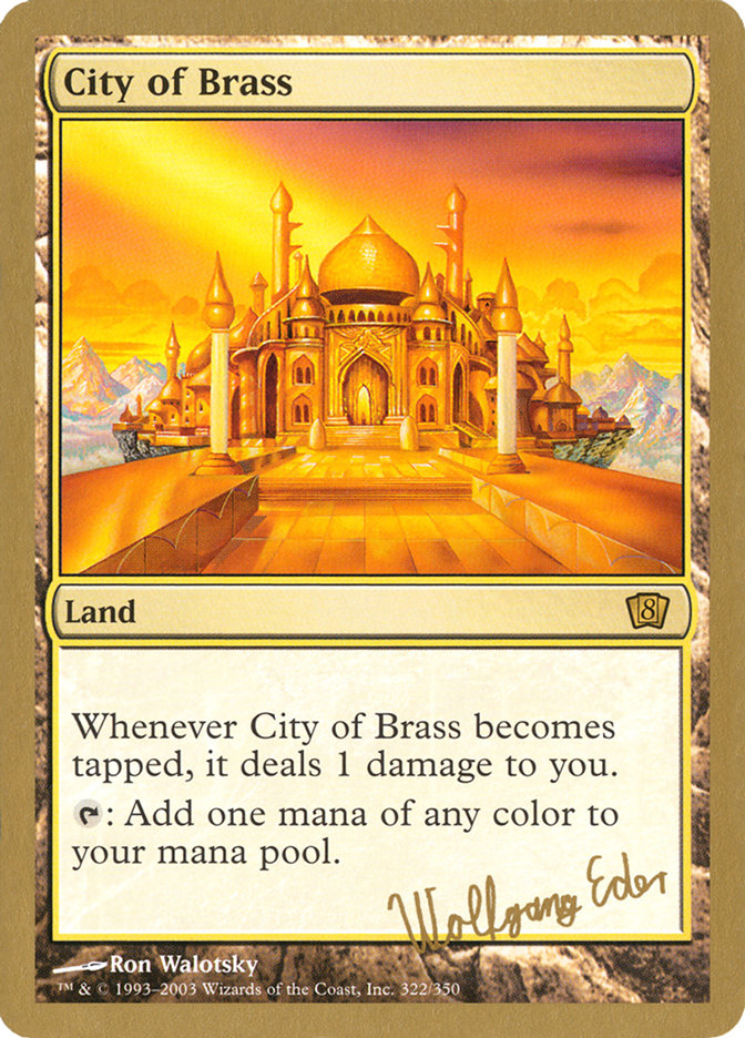 City of Brass (Wolfgang Eder) [World Championship Decks 2003] | Exor Games Summserside