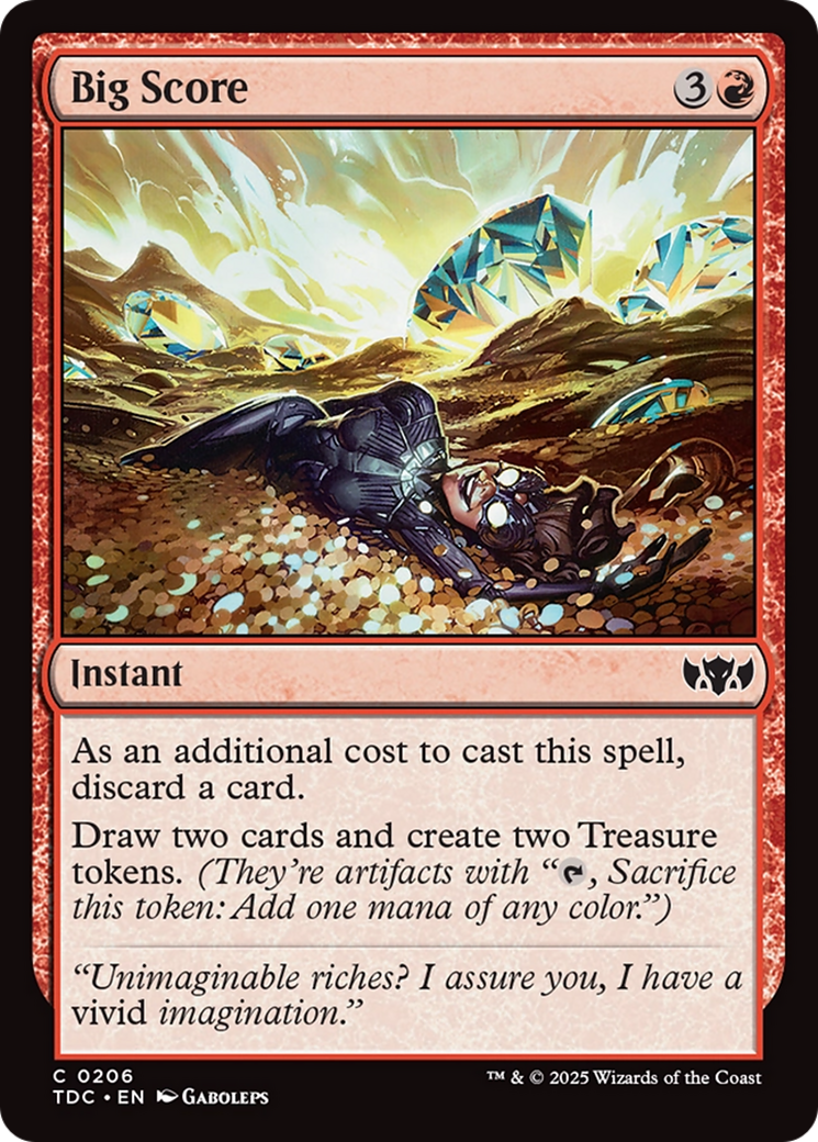 Big Score [Tarkir: Dragonstorm Commander] | Exor Games Summserside