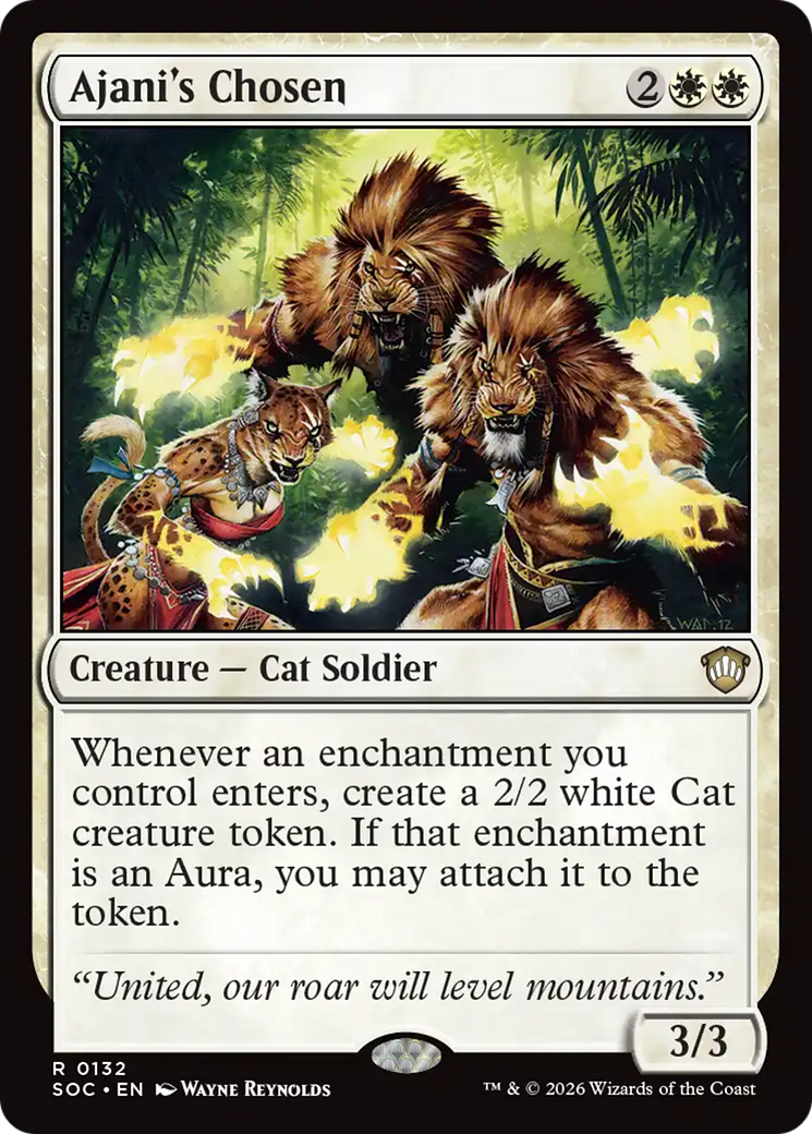 Ajani's Chosen [Secrets of Strixhaven Commander] | Exor Games Summserside