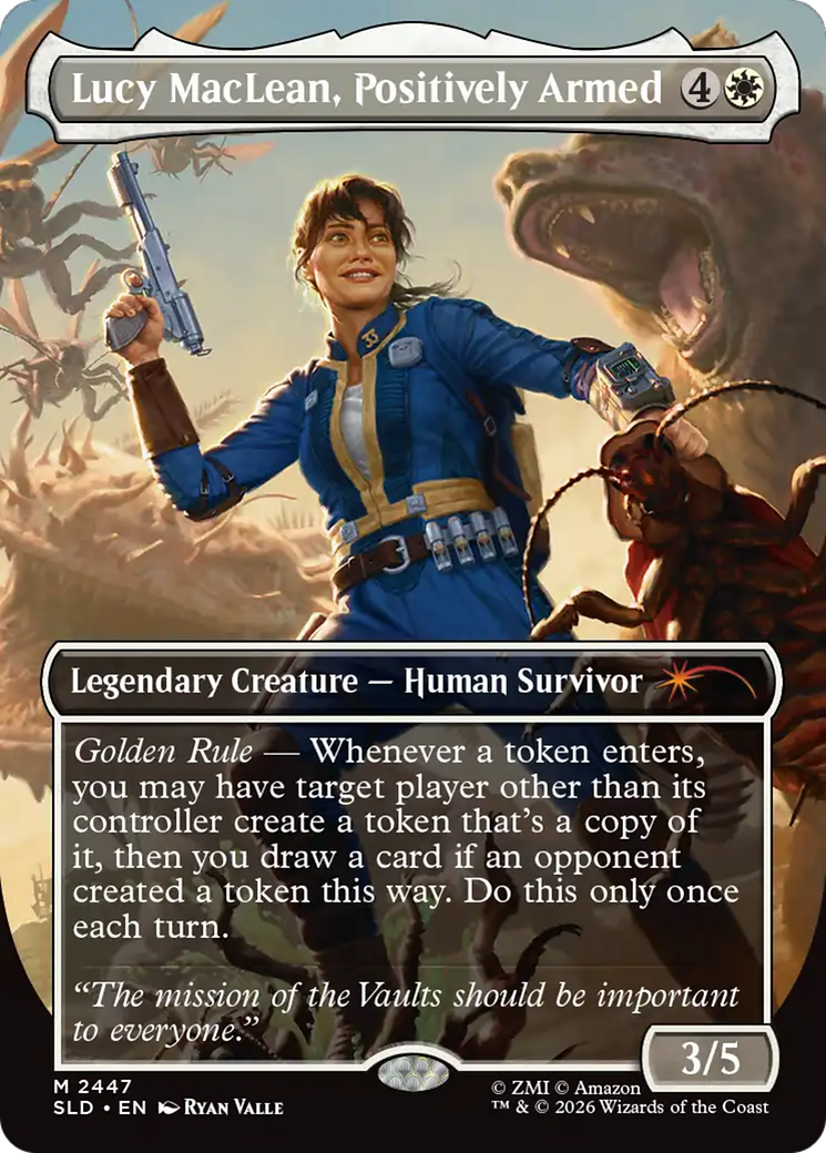 Lucy MacLean, Positively Armed [Secret Lair Drop Series] | Exor Games Summserside