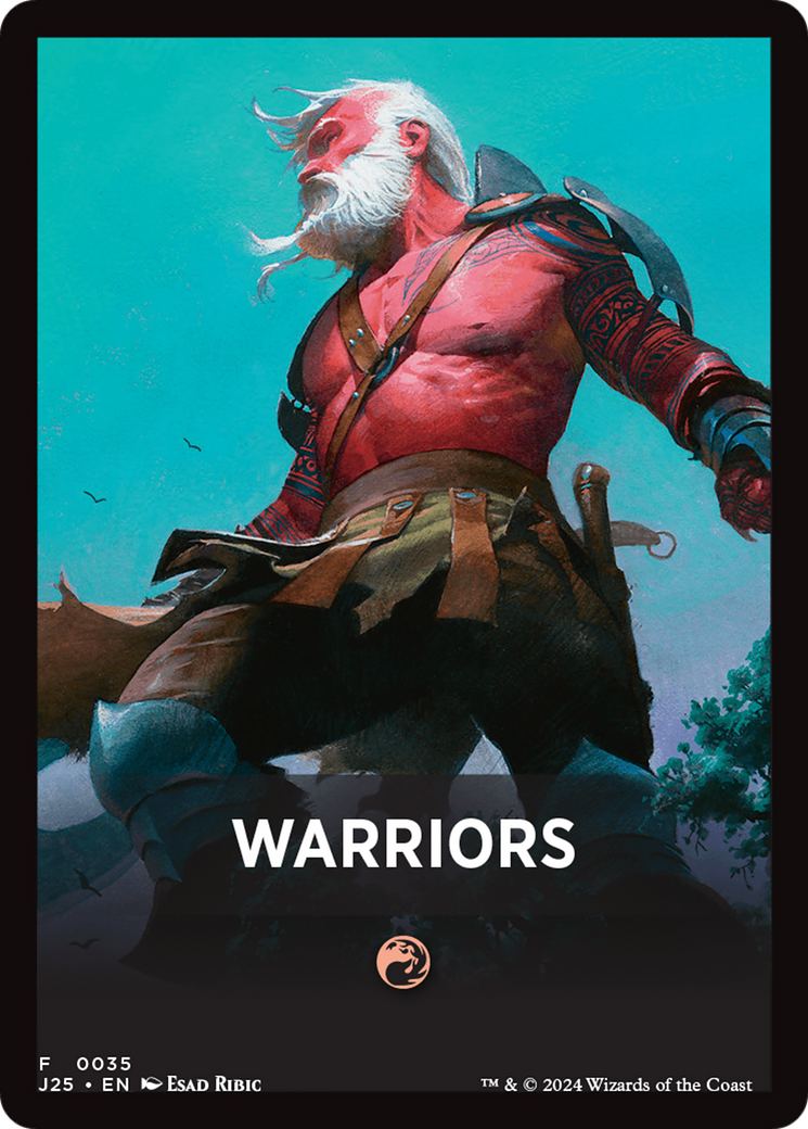 Warriors Theme Card [Foundations Jumpstart Front Cards] | Exor Games Summserside