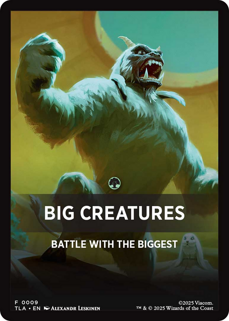 Big Creatures Theme Card [Avatar: The Last Airbender] | Exor Games Summserside