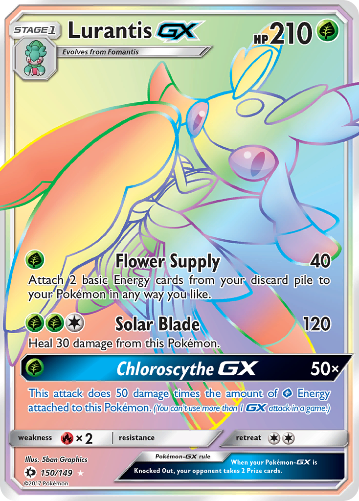 Lurantis GX (150/149) [Sun & Moon: Base Set] | Exor Games Summserside