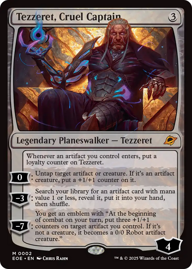 Tezzeret, Cruel Captain [Edge of Eternities] | Exor Games Summserside