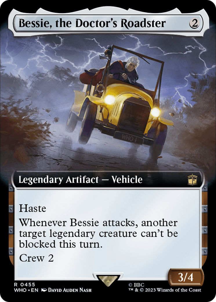 Bessie, the Doctor's Roadster (Extended Art) [Doctor Who] | Exor Games Summserside