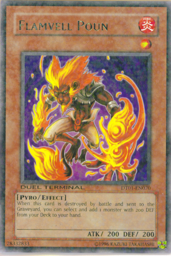 Flamvell Poun [DT01-EN070] Rare | Exor Games Summserside