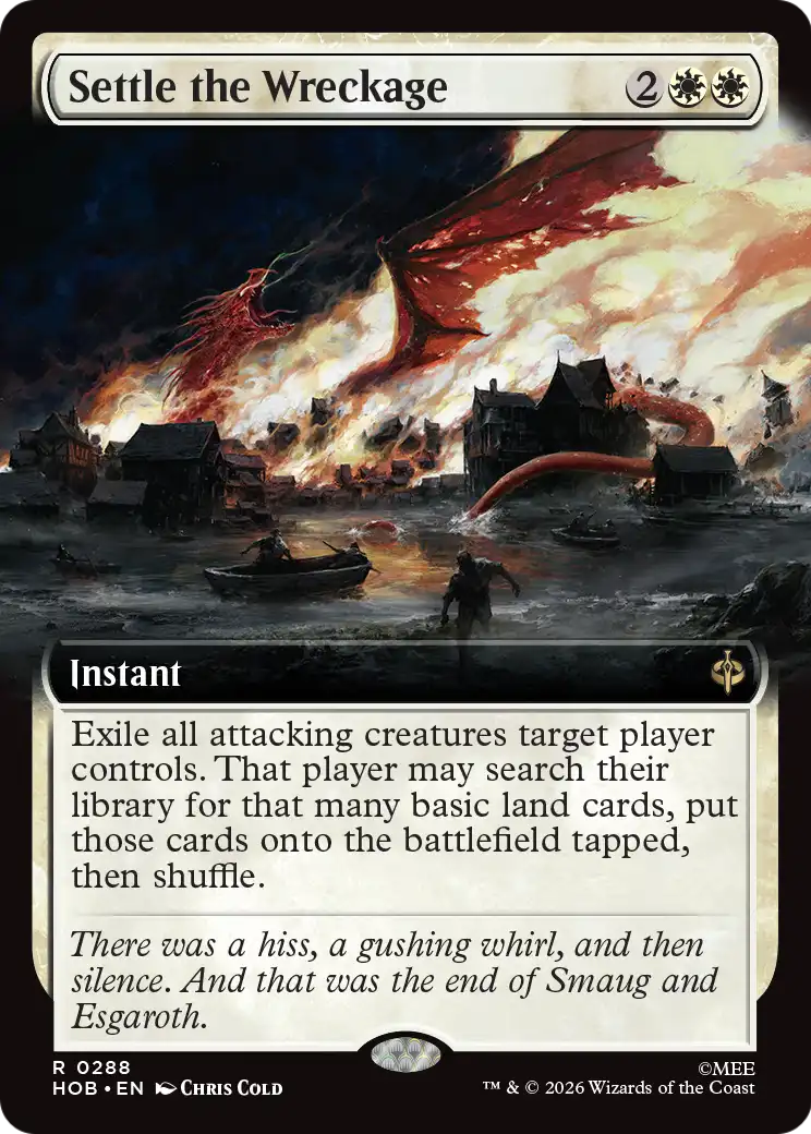 Settle the Wreckage (Extended Art) [The Hobbit] | Exor Games Summserside