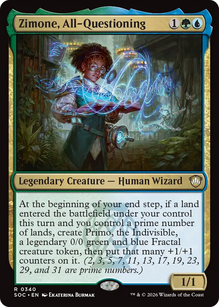 Zimone, All-Questioning [Secrets of Strixhaven Commander] | Exor Games Summserside
