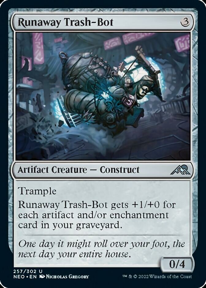 Runaway Trash-Bot [Kamigawa: Neon Dynasty] | Exor Games Summserside