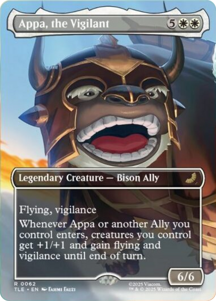 Appa, the Vigilant (Borderless) [Avatar: The Last Airbender: Eternal-Legal] | Exor Games Summserside