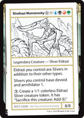 Slivdrazi Monstrosity (2021 Edition) [Mystery Booster Playtest Cards] | Exor Games Summserside