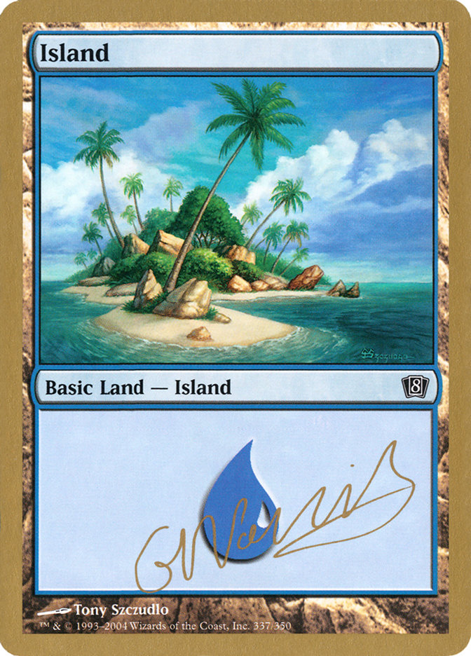 Island (gn337) (Gabriel Nassif) [World Championship Decks 2004] | Exor Games Summserside