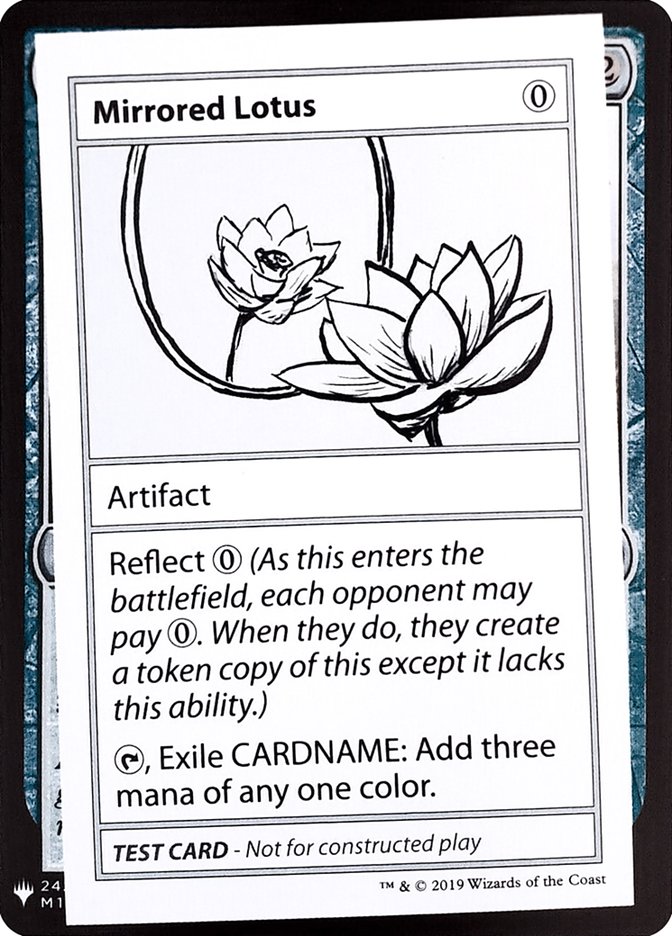 Mirrored Lotus [Mystery Booster Playtest Cards] | Exor Games Summserside