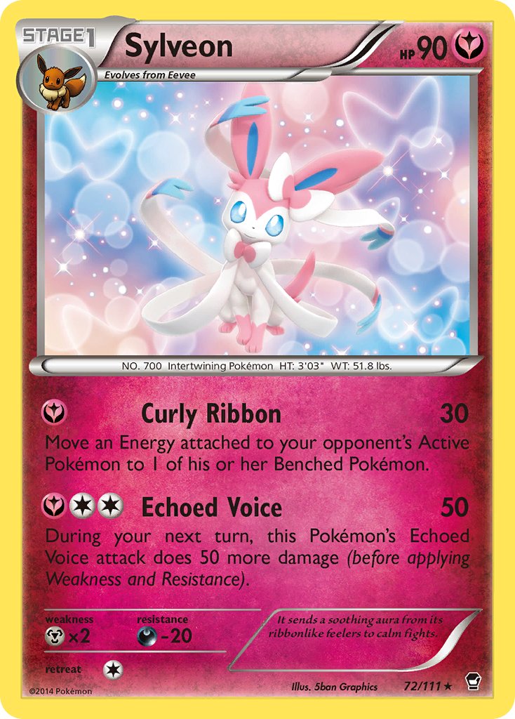 Sylveon (72/111) (Theme Deck Exclusive) [XY: Furious Fists] | Exor Games Summserside