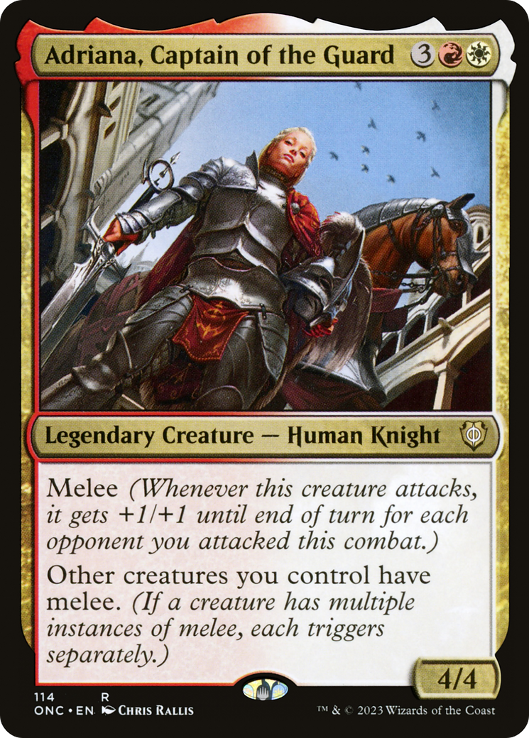 Adriana, Captain of the Guard [Phyrexia: All Will Be One Commander] | Exor Games Summserside