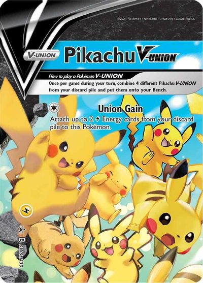 Pikachu V-UNION (SWSH139) (Celebrations) [Sword & Shield: Black Star Promos] | Exor Games Summserside