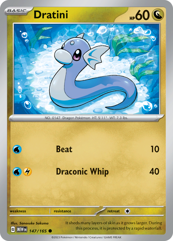 Dratini (147/165) [Scarlet & Violet: 151] | Exor Games Summserside