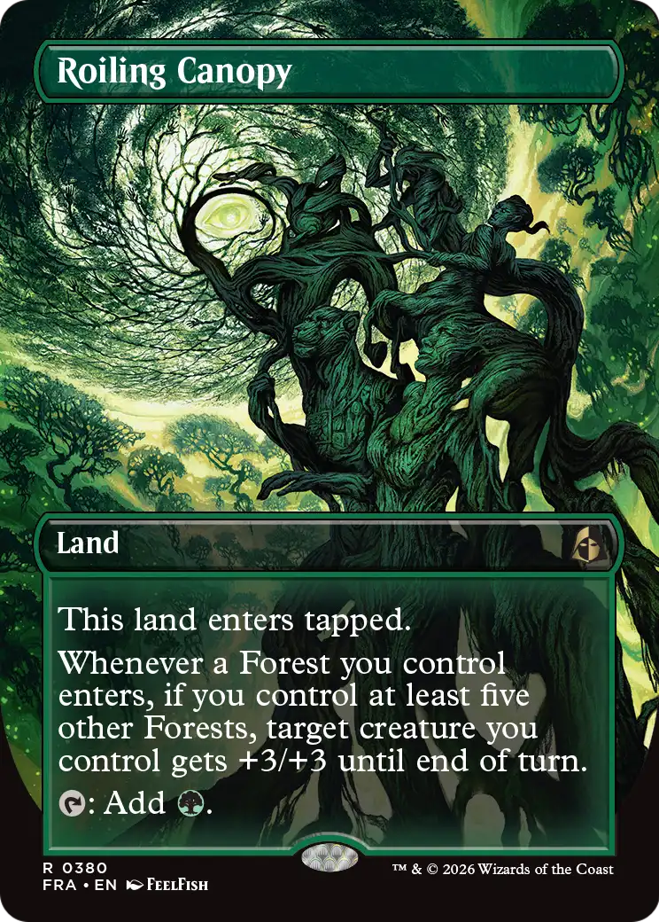 Roiling Canopy (Borderless) [Reality Fracture] | Exor Games Summserside