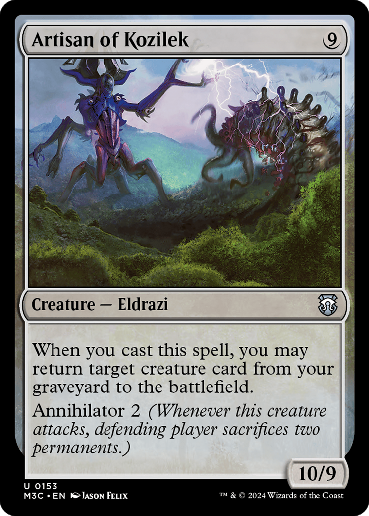 Artisan of Kozilek (Ripple Foil) [Modern Horizons 3 Commander] | Exor Games Summserside