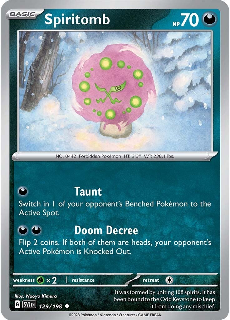 Spiritomb (129/198) [Scarlet & Violet: Base Set] | Exor Games Summserside