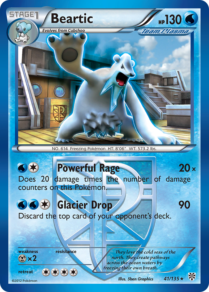 Beartic (41/135) [Black & White: Plasma Storm] | Exor Games Summserside