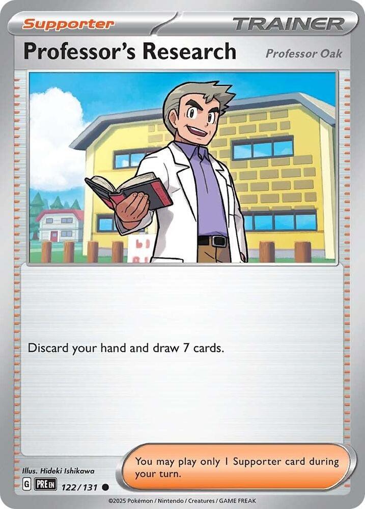 Professor's Research (122/131) [Professor Oak] [Scarlet & Violet: Prismatic Evolutions] | Exor Games Summserside