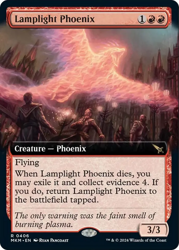 Lamplight Phoenix (Extended Art) [Murders at Karlov Manor] | Exor Games Summserside