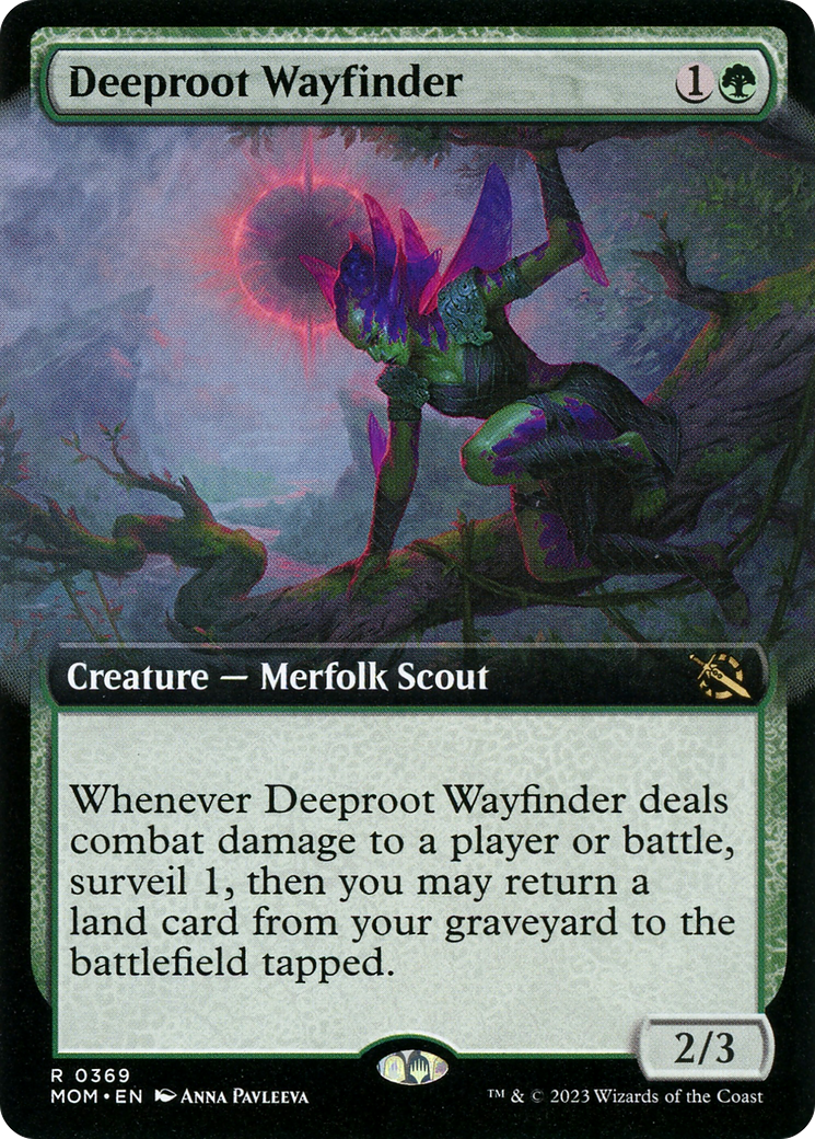 Deeproot Wayfinder (Extended Art) [March of the Machine] | Exor Games Summserside