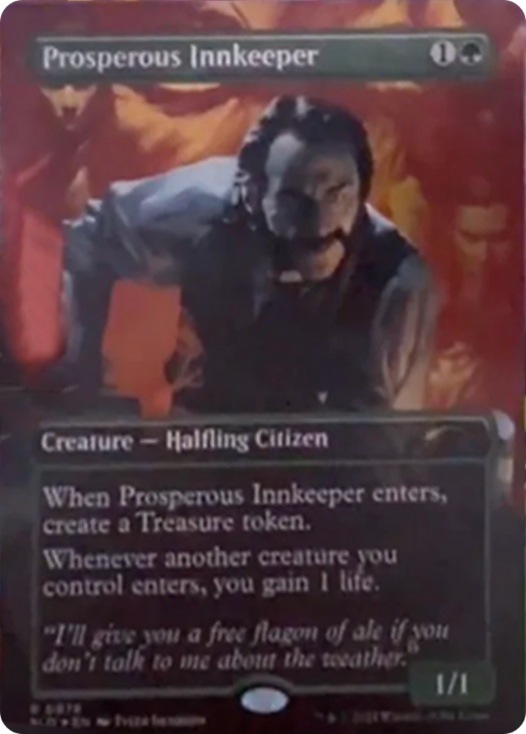 Prosperous Innkeeper (Rainbow Foil) [Secret Lair Drop Series] | Exor Games Summserside