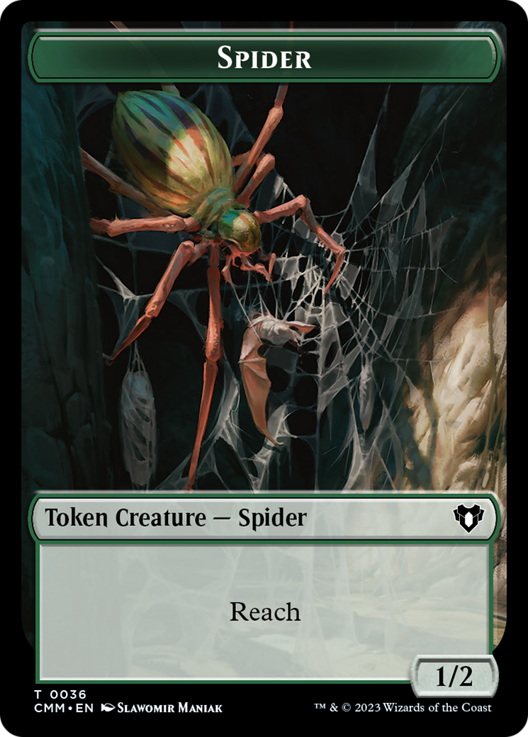 Eldrazi Scion // Spider Double-Sided Token [Commander Masters Tokens] | Exor Games Summserside