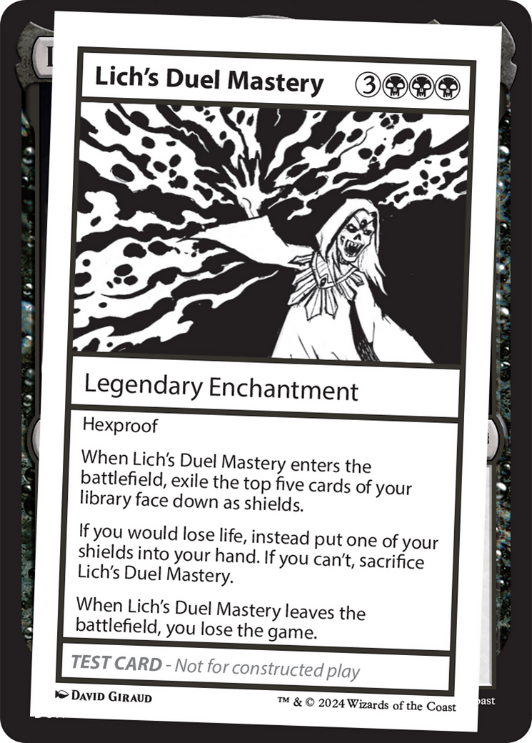 Lich's Duel Mastery [Mystery Booster 2 Playtest Cards] | Exor Games Summserside