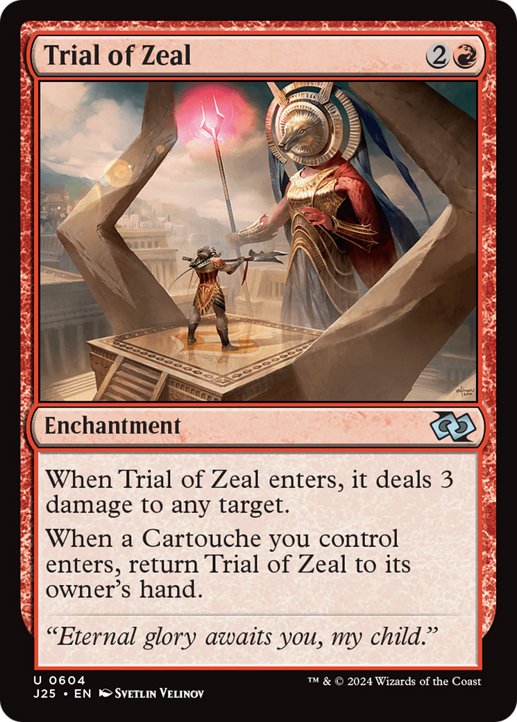 Trial of Zeal [Foundations Jumpstart] | Exor Games Summserside