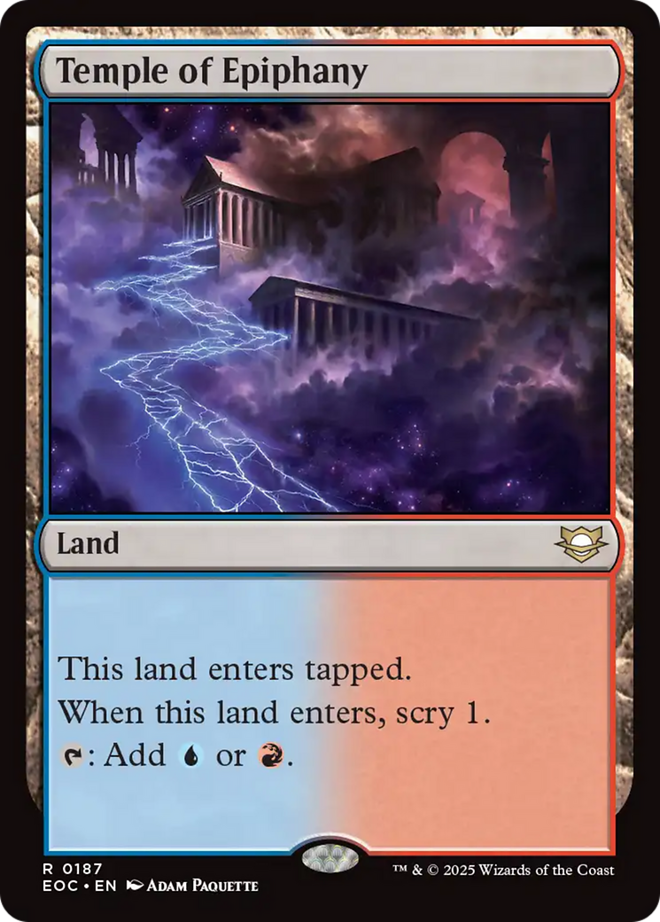 Temple of Epiphany [Edge of Eternities Commander] | Exor Games Summserside