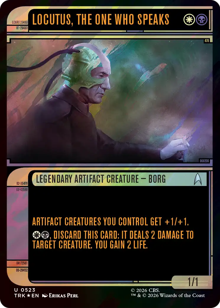Locutus, the One Who Speaks (Showcase) (Surge Foil) [Star Trek] | Exor Games Summserside