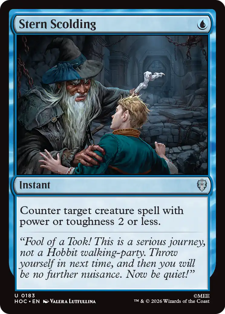 Stern Scolding [The Hobbit: Eternal-Legal] | Exor Games Summserside