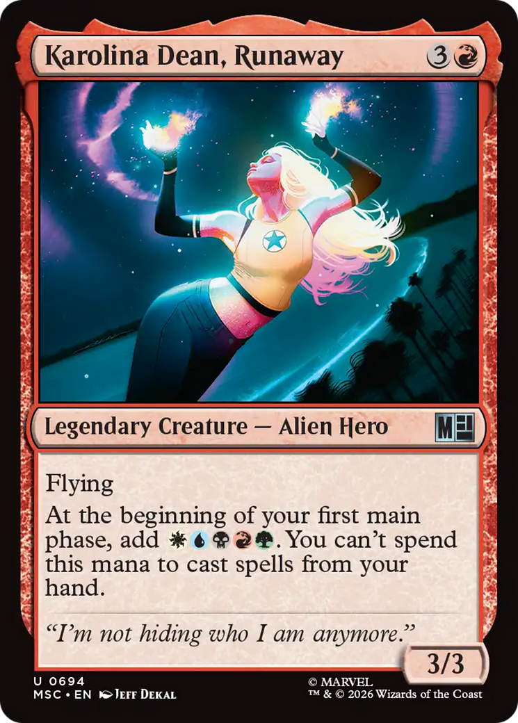 Karolina Dean, Runaway [Marvel Super Heroes Commander] | Exor Games Summserside