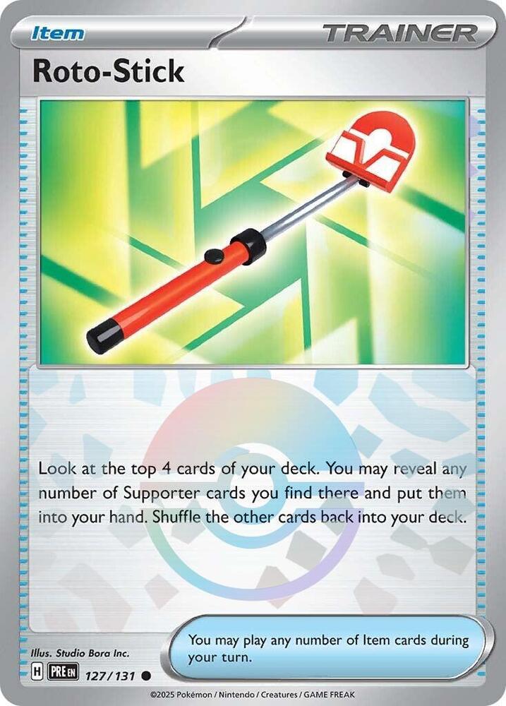 Roto-Stick (127/131) (Poke Ball Pattern) [Scarlet & Violet: Prismatic Evolutions] | Exor Games Summserside
