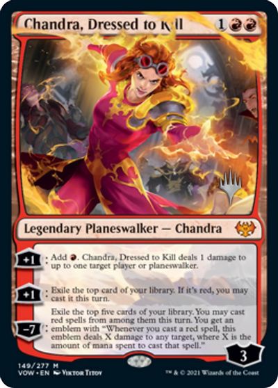 Chandra, Dressed to Kill (Promo Pack) [Innistrad: Crimson Vow Promos] | Exor Games Summserside