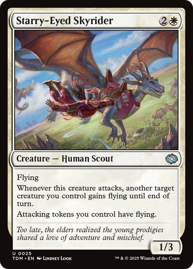 Starry-Eyed Skyrider [Tarkir: Dragonstorm] | Exor Games Summserside