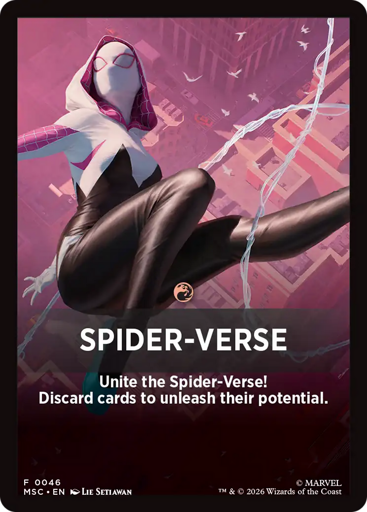 Spider-Verse Theme Card [Marvel Super Heroes Commander] | Exor Games Summserside