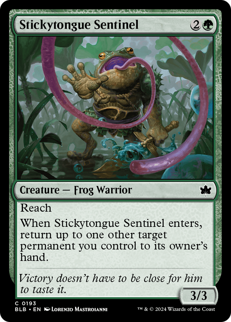 Stickytongue Sentinel [Bloomburrow] | Exor Games Summserside