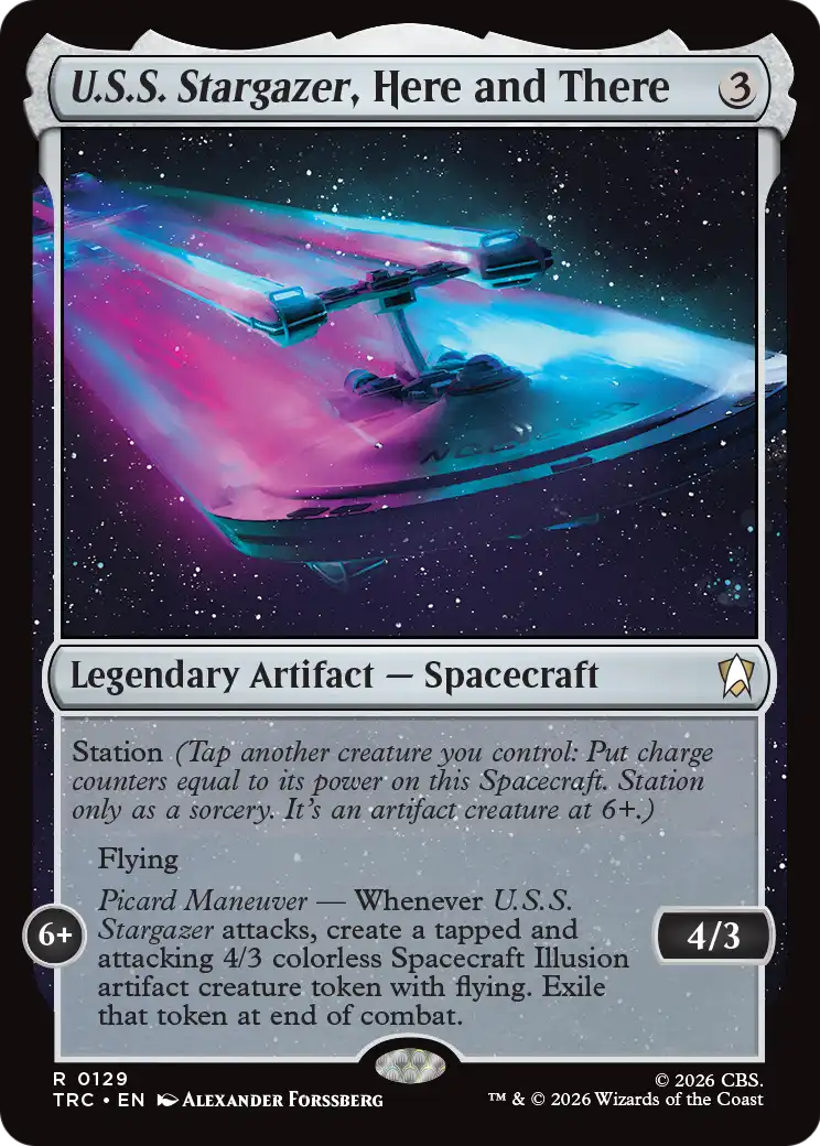 U.S.S. Stargazer, Here and There (Surge Foil) [Star Trek Commander] | Exor Games Summserside