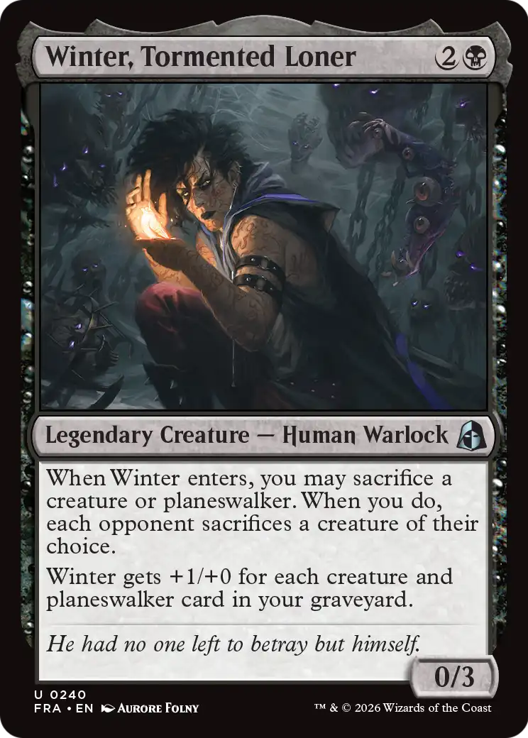 Winter, Tormented Loner [Reality Fracture] | Exor Games Summserside