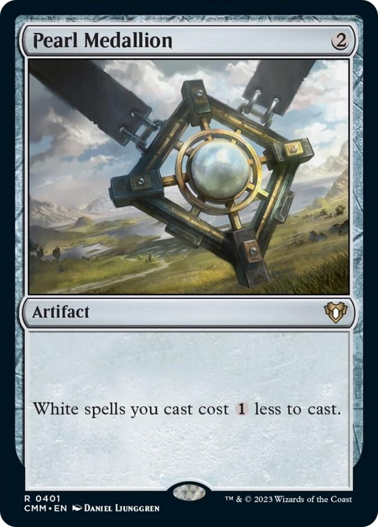 Pearl Medallion [Commander Masters] | Exor Games Summserside