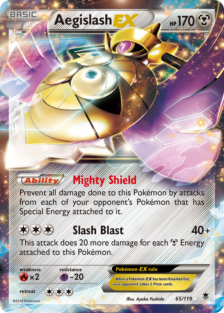 Aegislash EX (65/119) [XY: Phantom Forces] | Exor Games Summserside