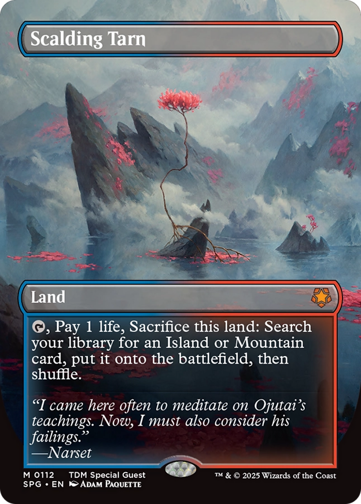 Scalding Tarn (Borderless) [Tarkir: Dragonstorm Special Guests] | Exor Games Summserside